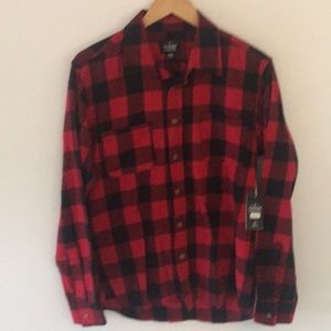 Black and red buffalo plaid flannel by Feltraiger